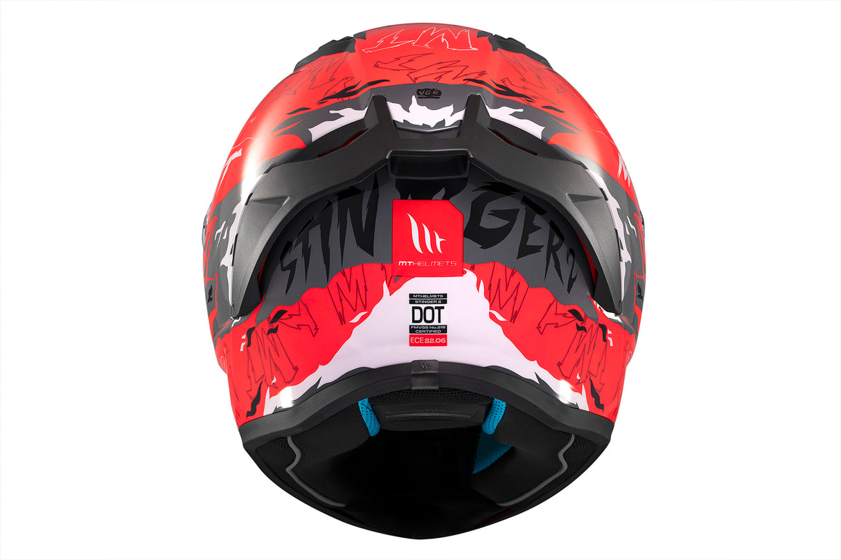 Casco de moto integral MT Helmets Stinger 2 Ardent C5 acabado brillo - vista 7