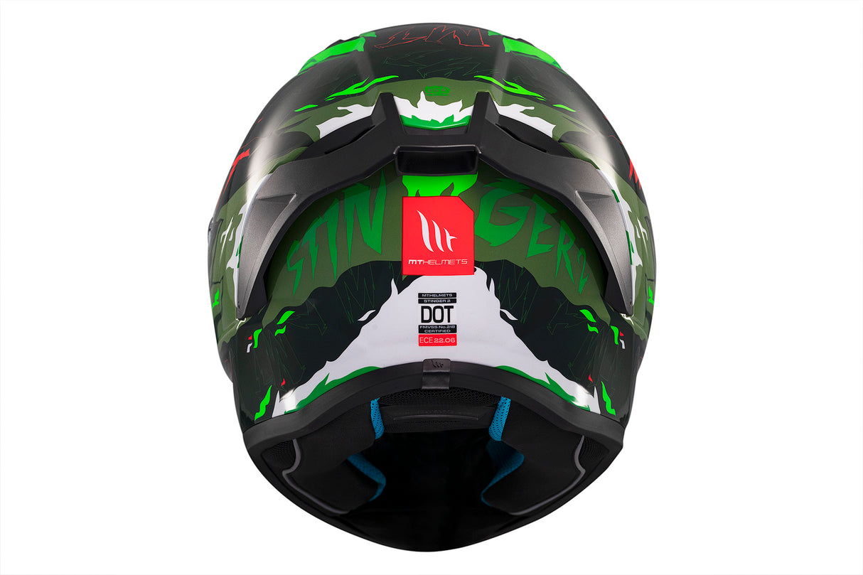 Casco de moto integral MT Helmets Stinger 2 Ardent C6 acabado brillo - vista 7