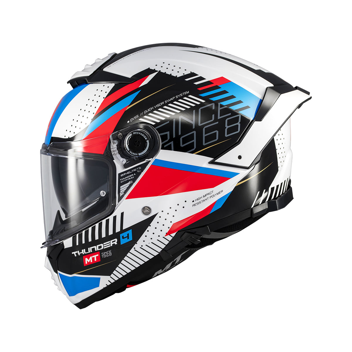 Casco de moto integral MT Helmets Thunder 4 SV Luminence A7 acabado brillo - vista 2