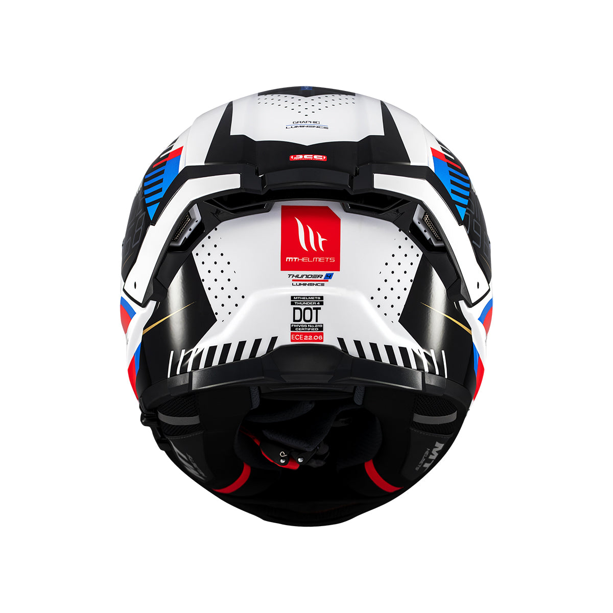 Casco de moto integral MT Helmets Thunder 4 SV Luminence A7 acabado brillo - vista 5