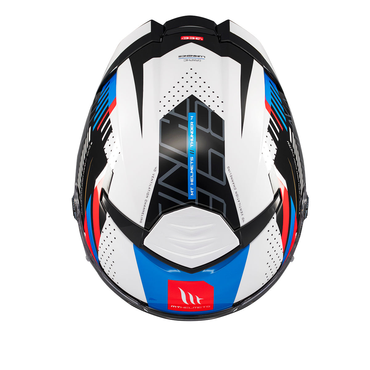 Casco de moto integral MT Helmets Thunder 4 SV Luminence A7 acabado brillo - vista 6