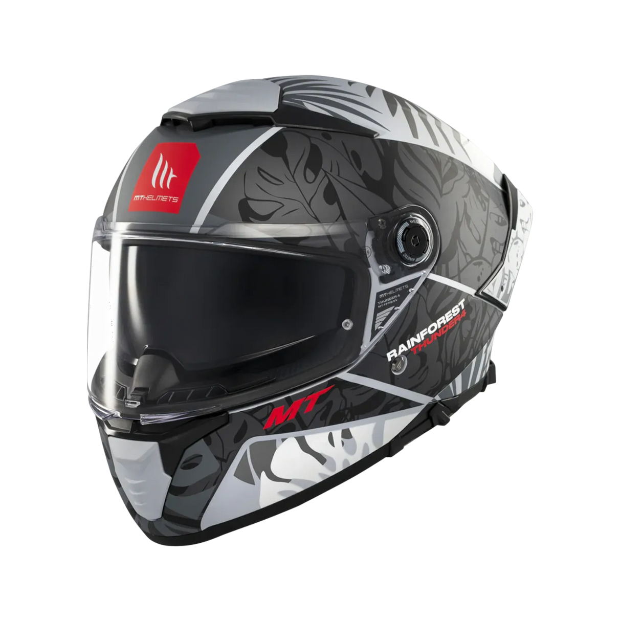 Casco de moto integral MT Helmets Thunder 4 SV Rainforest C2 acabado mate