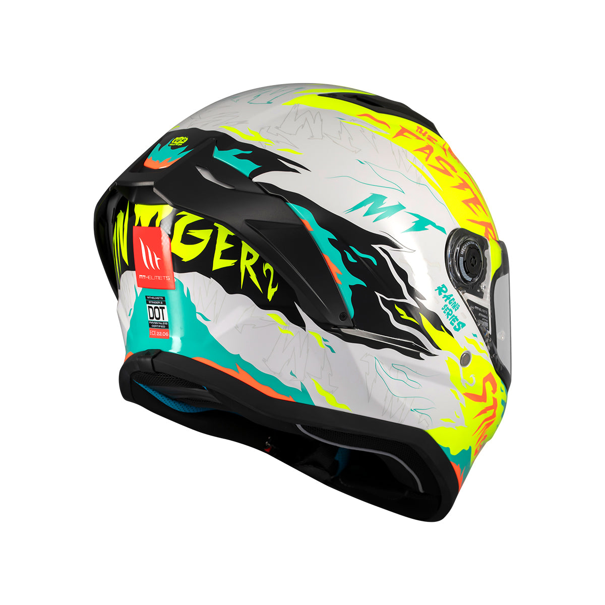 Casco de moto integral MT Helmets Stinger 2 Ardent A3 acabado brillo - vista 4
