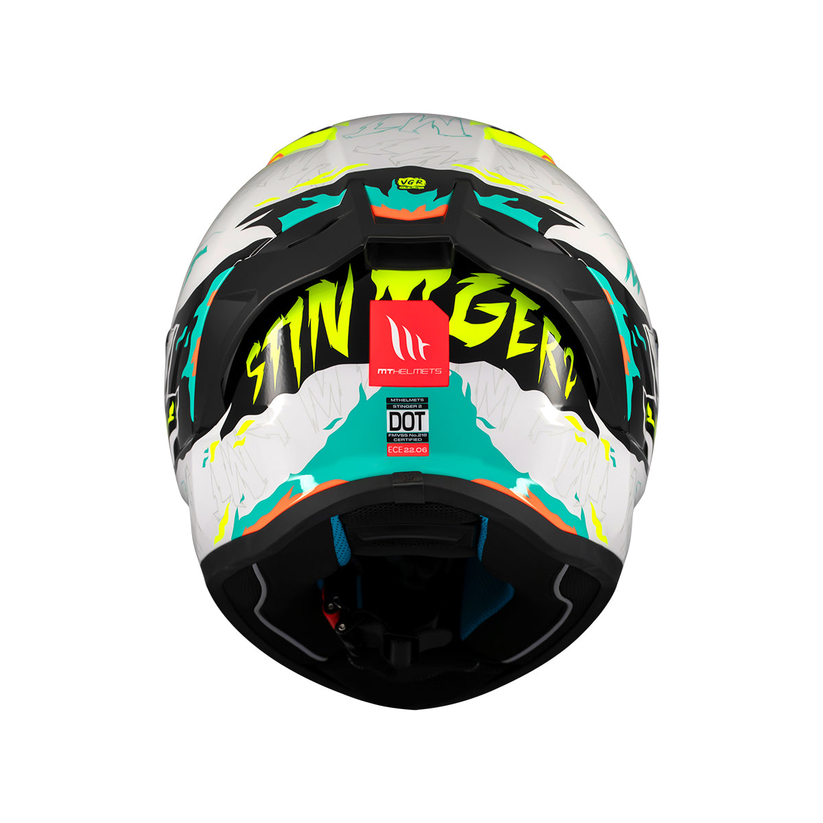 Casco de moto integral MT Helmets Stinger 2 Ardent A3 acabado brillo - vista 5