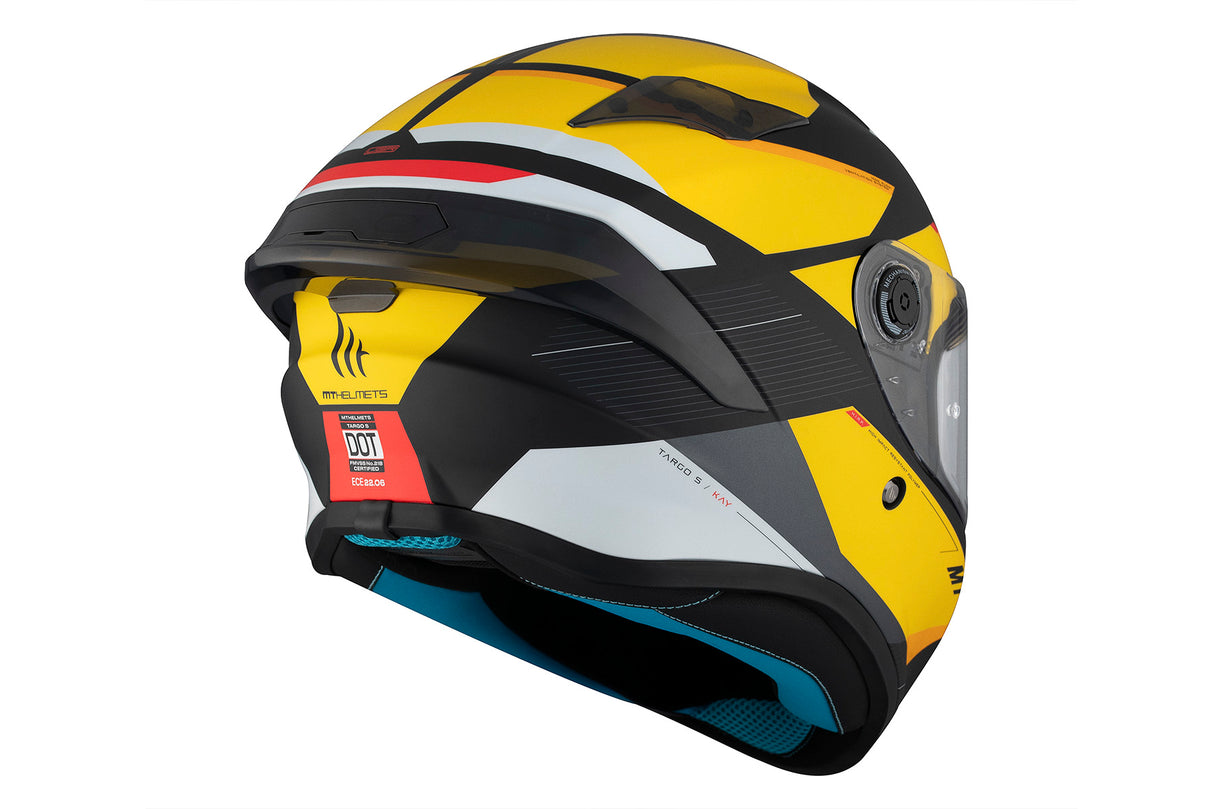 Casco de moto integral MT Helmets Targo S Kay B3 acabado mate - vista 6