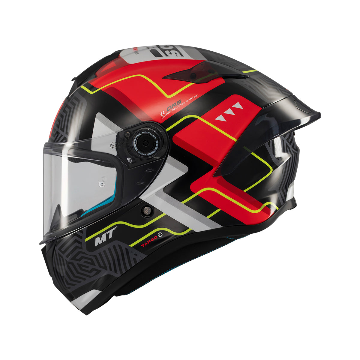 Casco de moto integral MT Helmets Targo S Brik C5 acabado brillo - vista 2