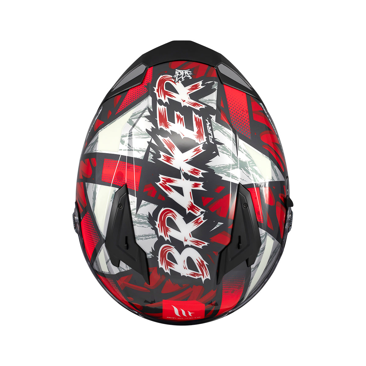 Casco de moto integral MT Helmets Braker SV Fury C5 acabado brillo - vista 6