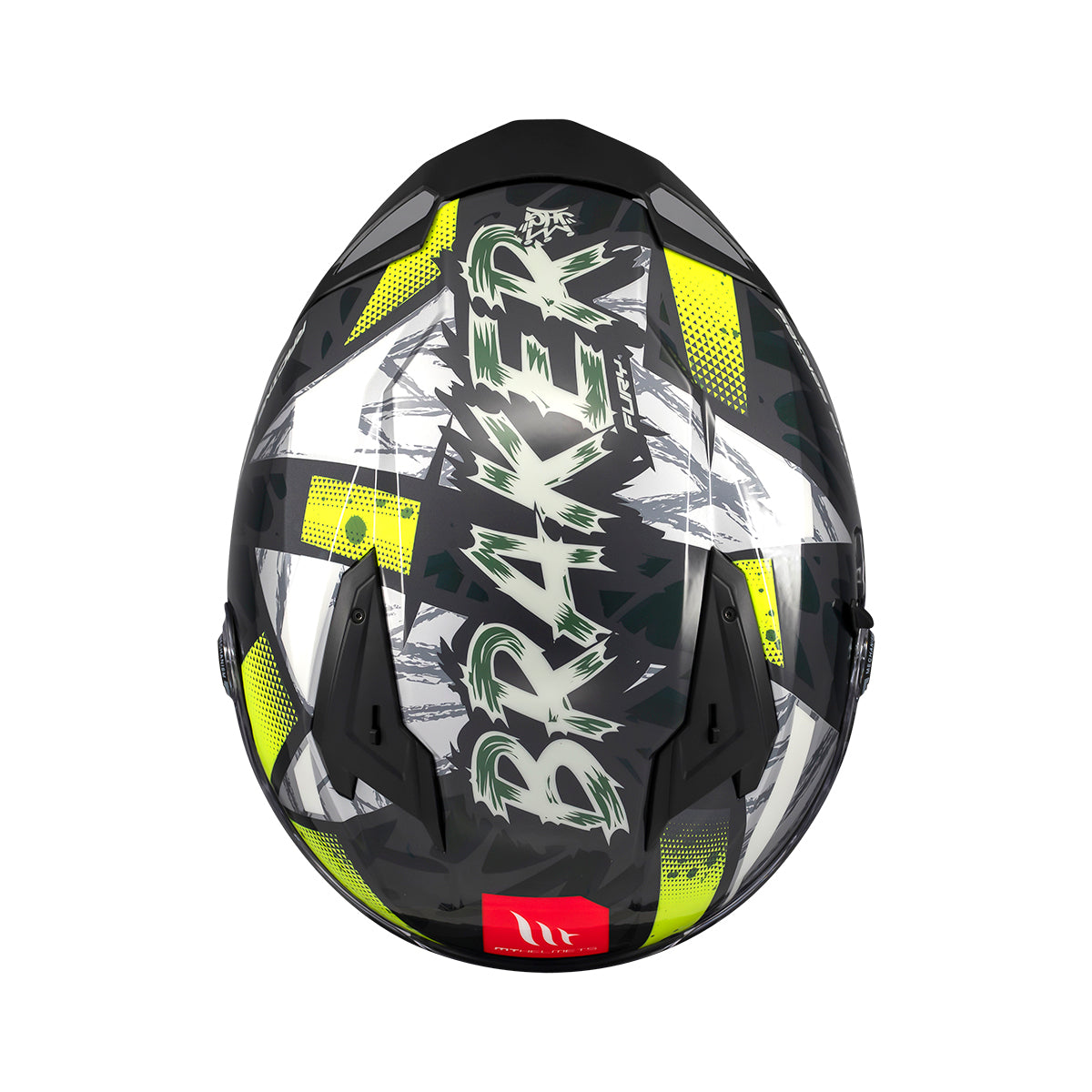 Casco de moto integral MT Helmets Braker SV Fury C6 acabado brillo - vista 5