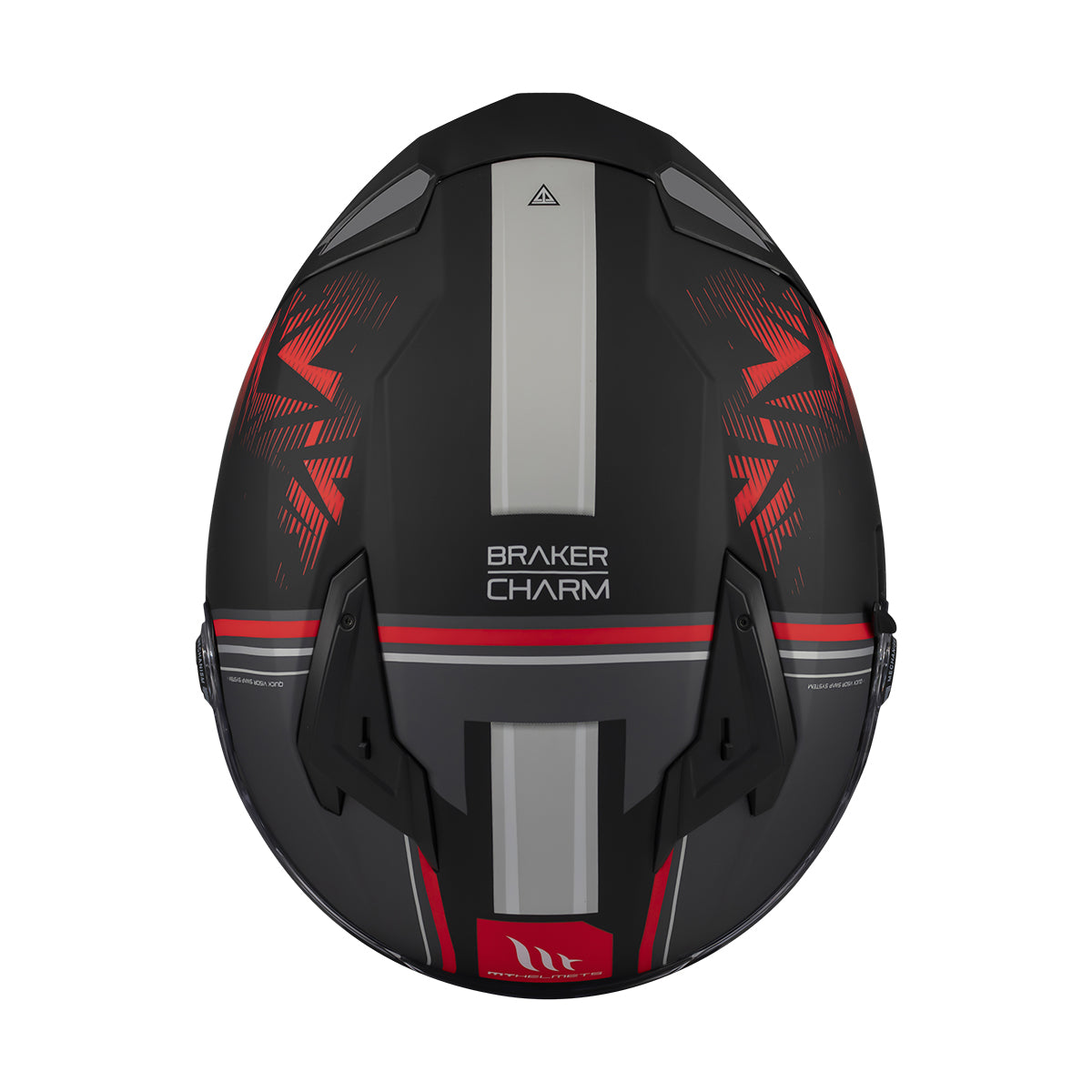 Casco de moto integral MT Helmets Braker SV Charm B5 acabado mate - vista 6