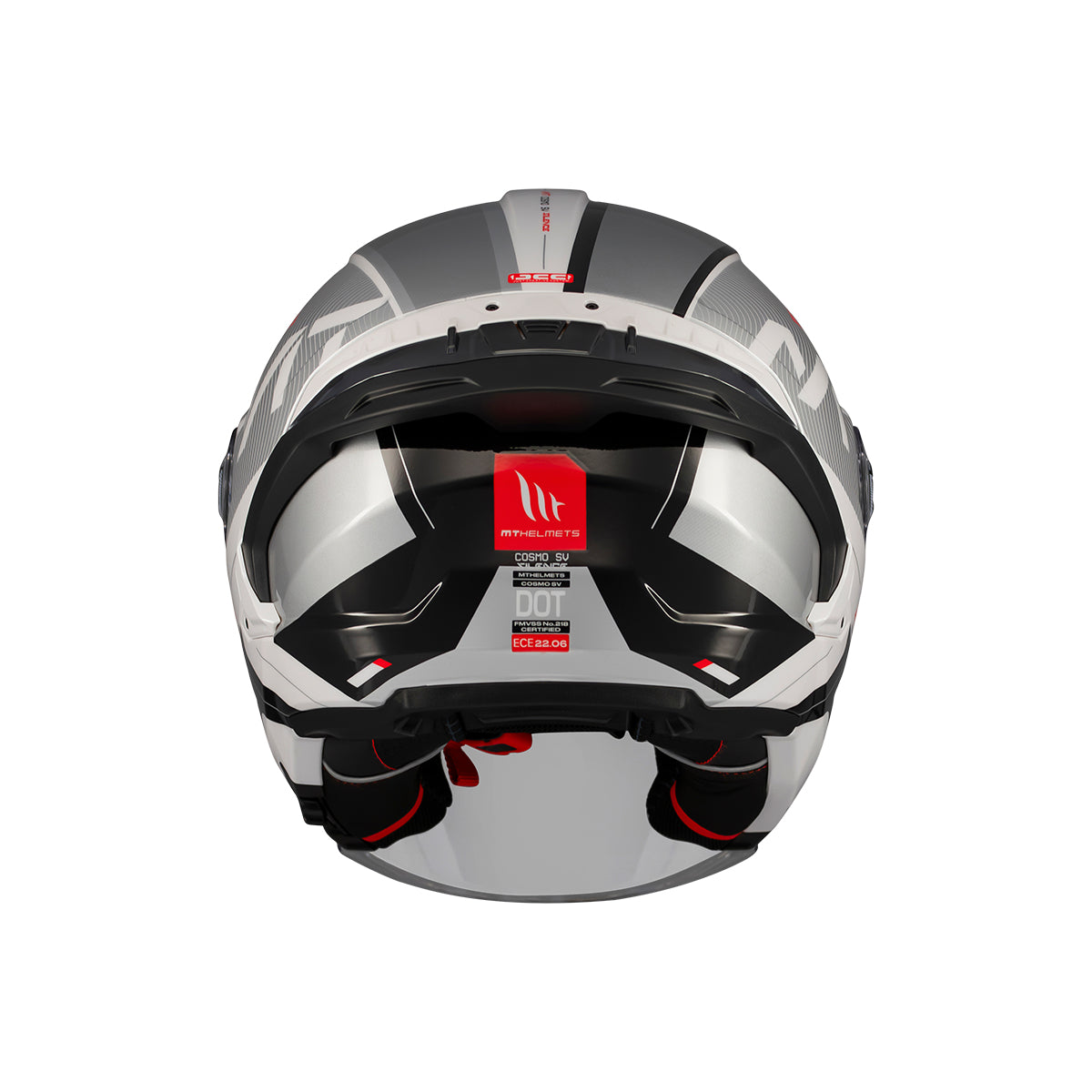 Casco de moto jet MT Helmets Cosmo SV Silence A2 acabado brillo - vista 5