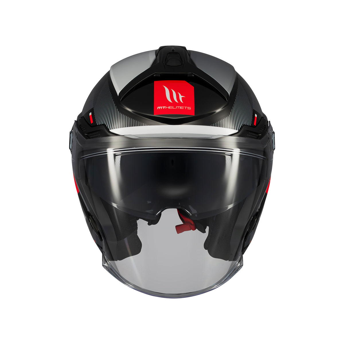 Casco de moto jet MT Helmets Cosmo SV Silence B2 acabado brillo - vista 3