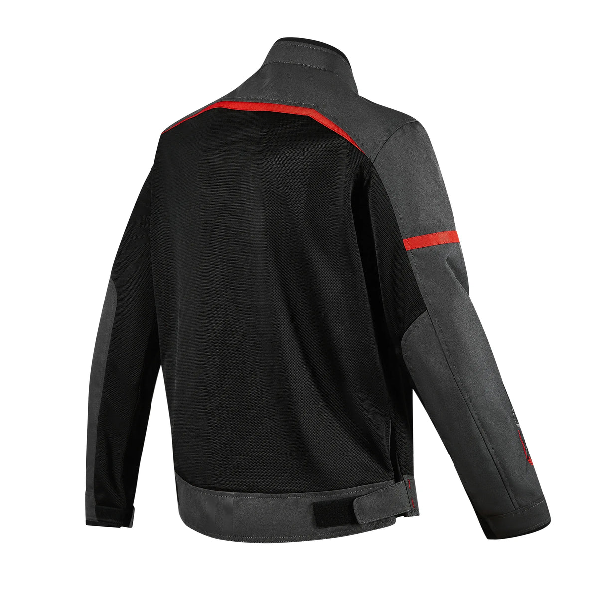 Chaqueta de moto de verano deportiva Seventy Degrees SD-JR30.1 Mojave negra y roja - vista 3