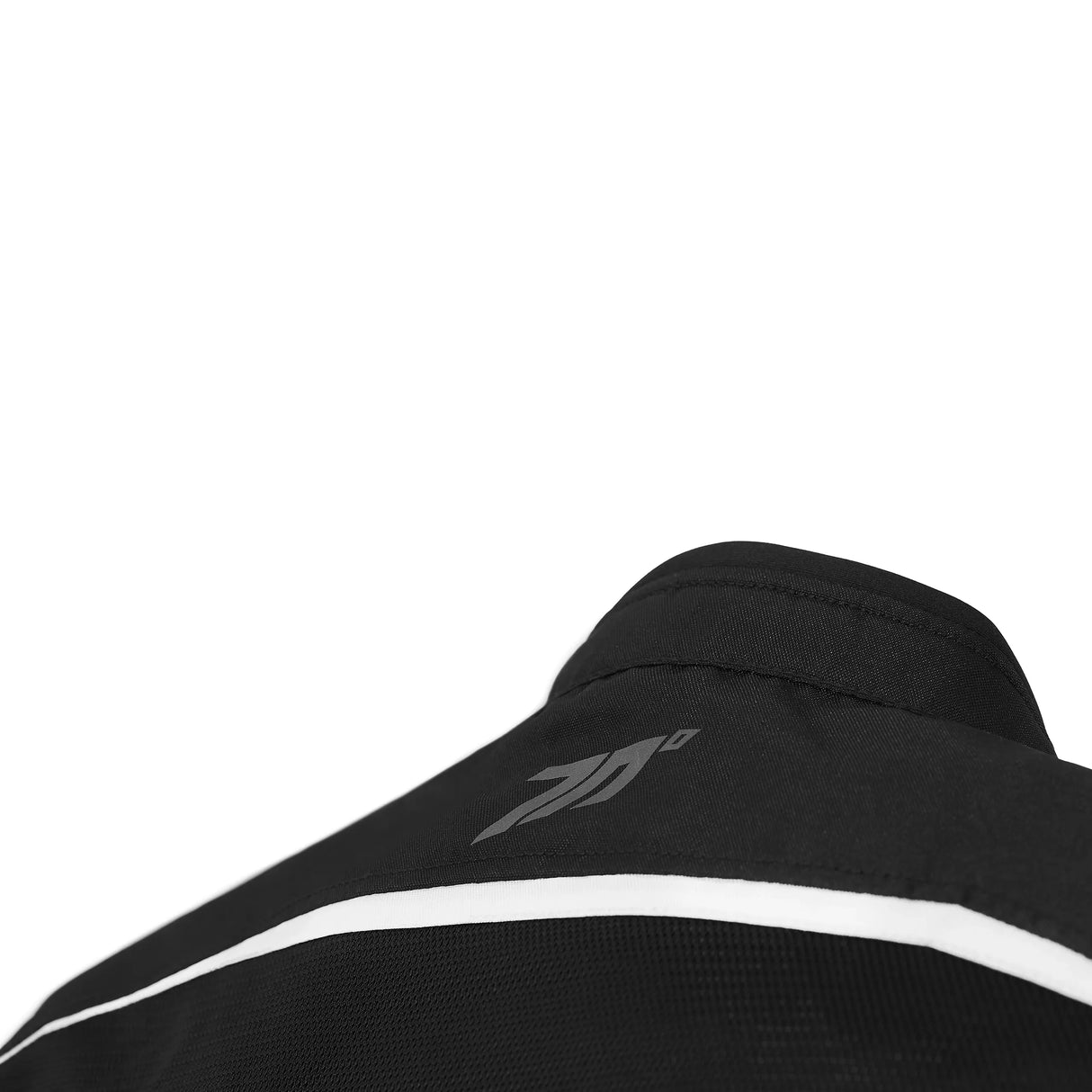 Chaqueta de moto de verano deportiva Seventy Degrees SD-JR30.1 Mojave negra y blanca - vista 4