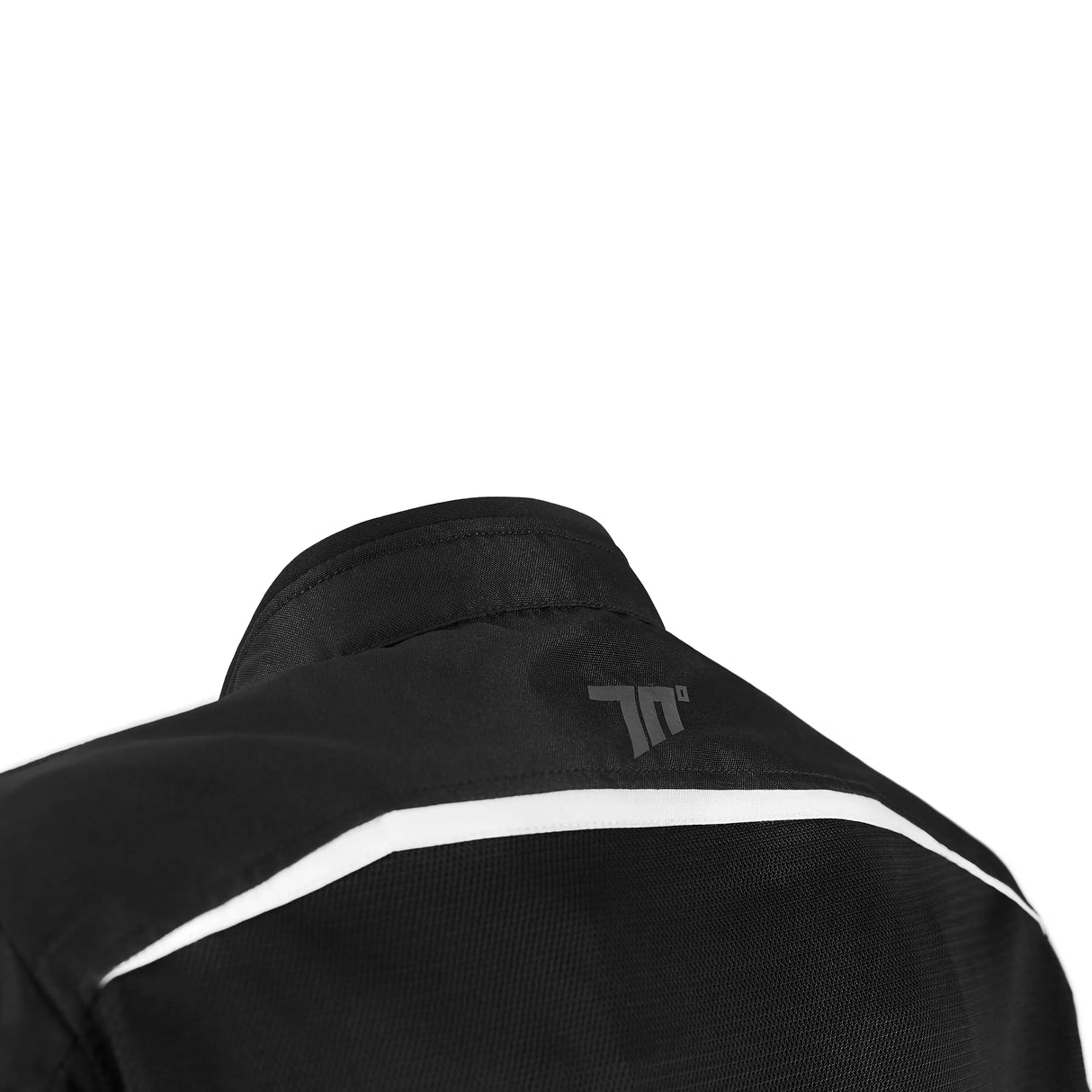 Chaqueta de moto de verano deportiva Seventy Degrees SD-JR30.1 Mojave negra y blanca - vista 6