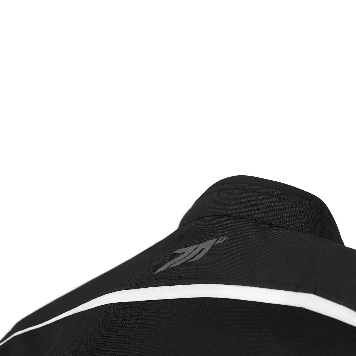 Chaqueta de moto de verano deportiva Seventy Degrees SD-JR30.2 Mojave negra y blanca - vista 4