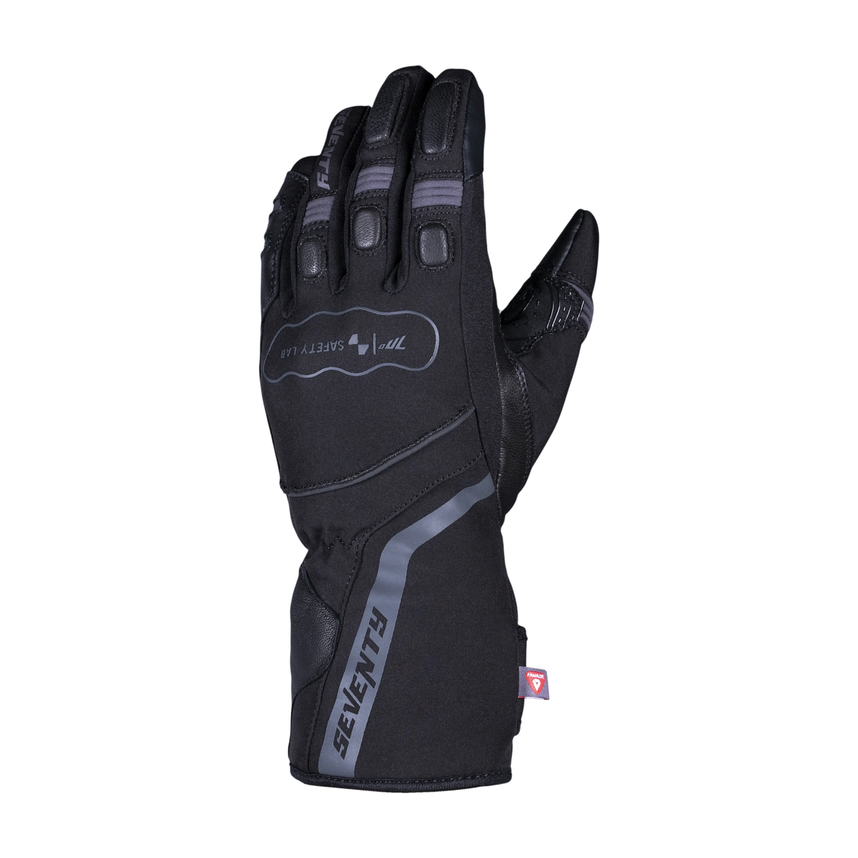 Guantes de moto de invierno Seventy Degrees SD-T7 Gobi de hombre negro y gris - vista 2