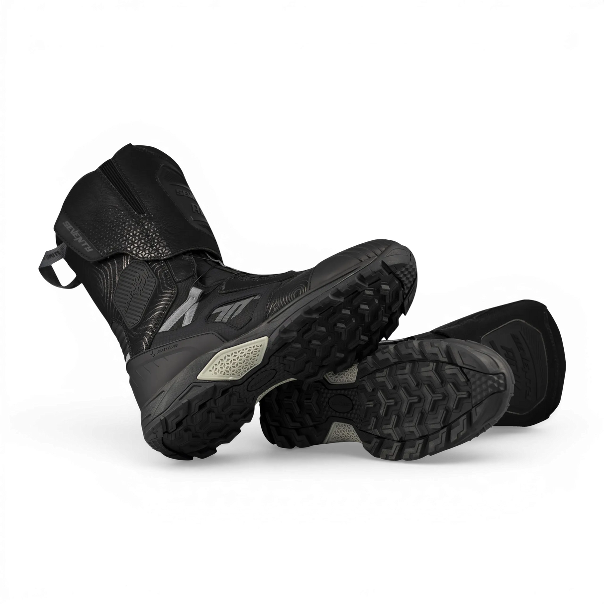Botas de moto Seventy Degrees SD-BA6 Stelvio altas negras y grises - vista 4