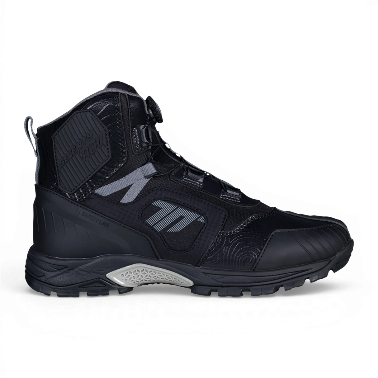 Botas de moto de invierno touring adventure Seventy Degrees SD-BA7 Stelvio bajas negras y grises - vista 2