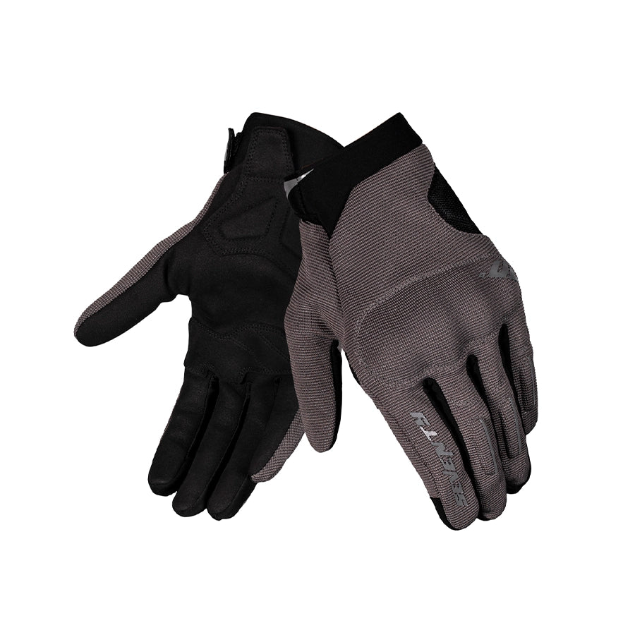Guantes de moto de verano urbanos de hombre Seventy Degrees SD-C40 Asphalt gris oscuro