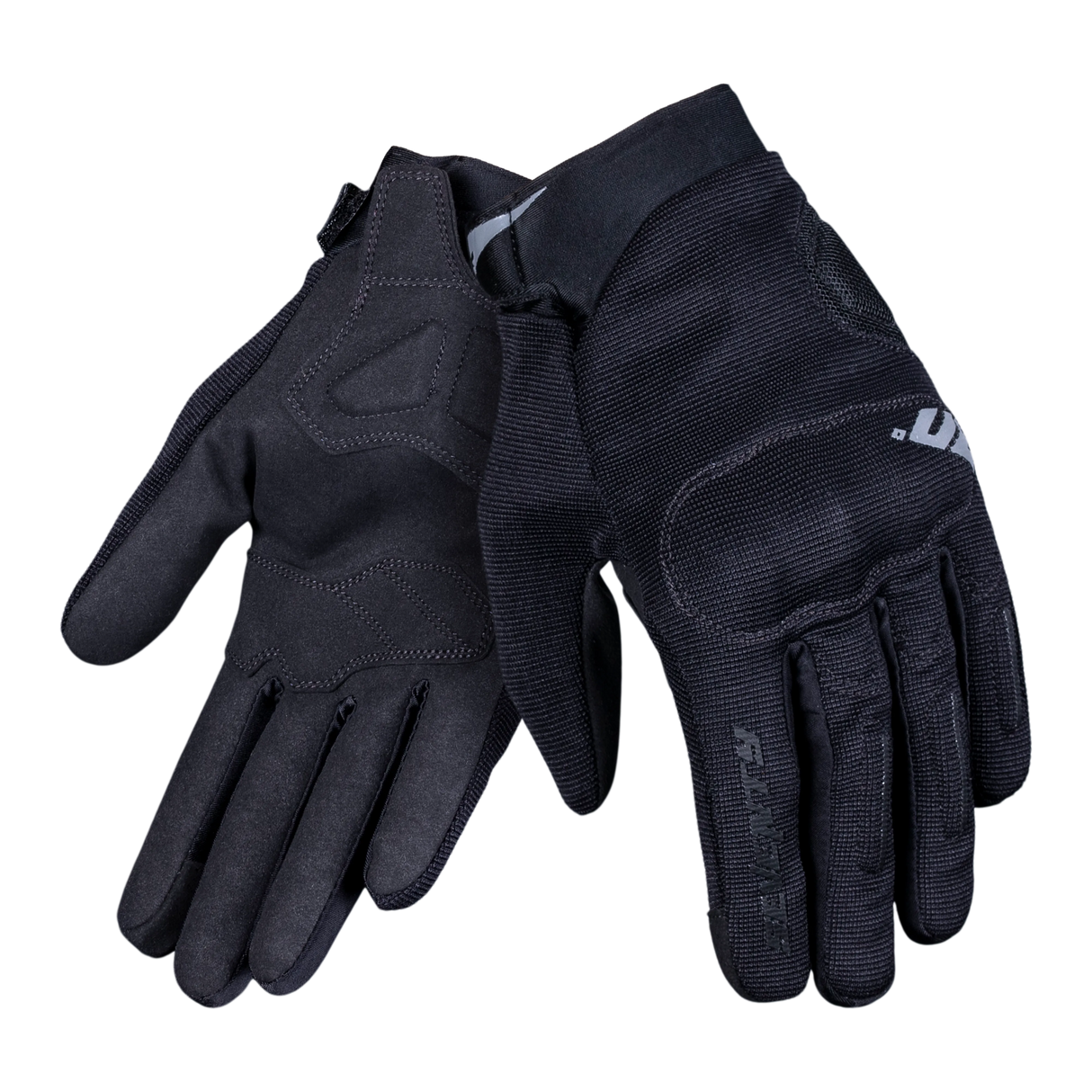 Guantes de moto de verano urbanos de mujer Seventy Degrees SD-C42 Asphalt negros y grises