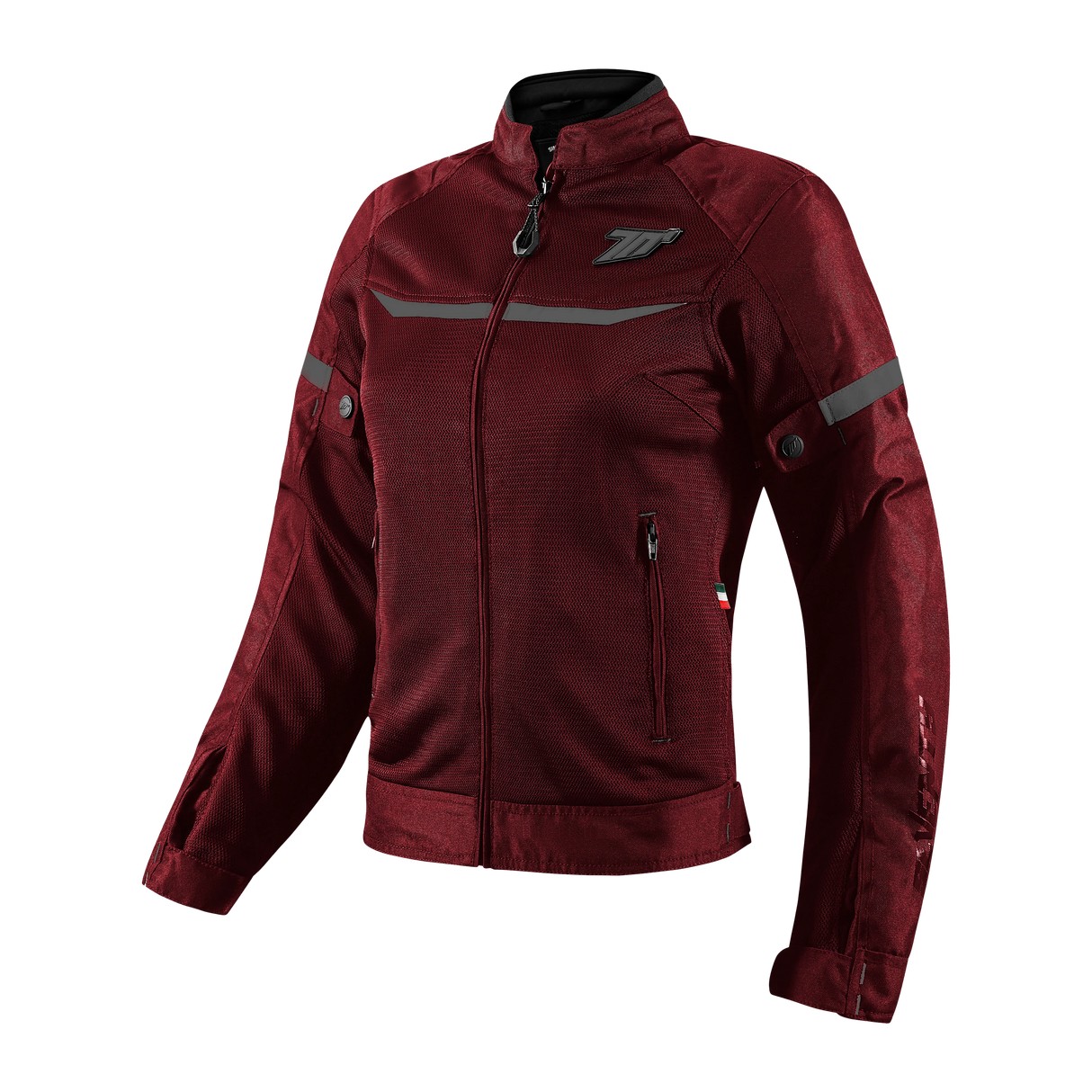 Chaqueta de moto deportiva de verano Seventy Degrees SD-JR30.2 Mojave burdeos