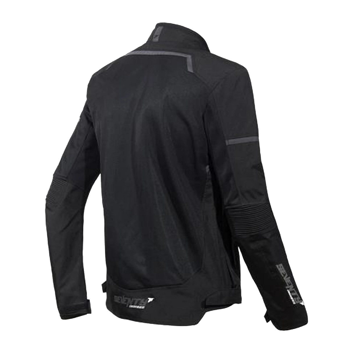 Chaqueta de moto de verano Seventy Degrees SD-JR60 Thunder negra, gris y blanca - vista 2