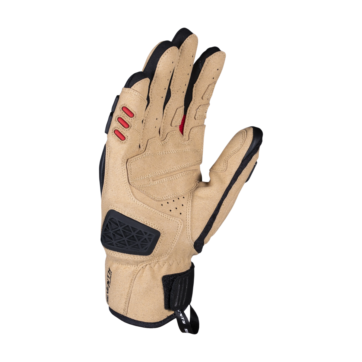 Guantes de moto de verano Seventy Degrees SD-N60 Two Stroke marrones y negros - vista 3