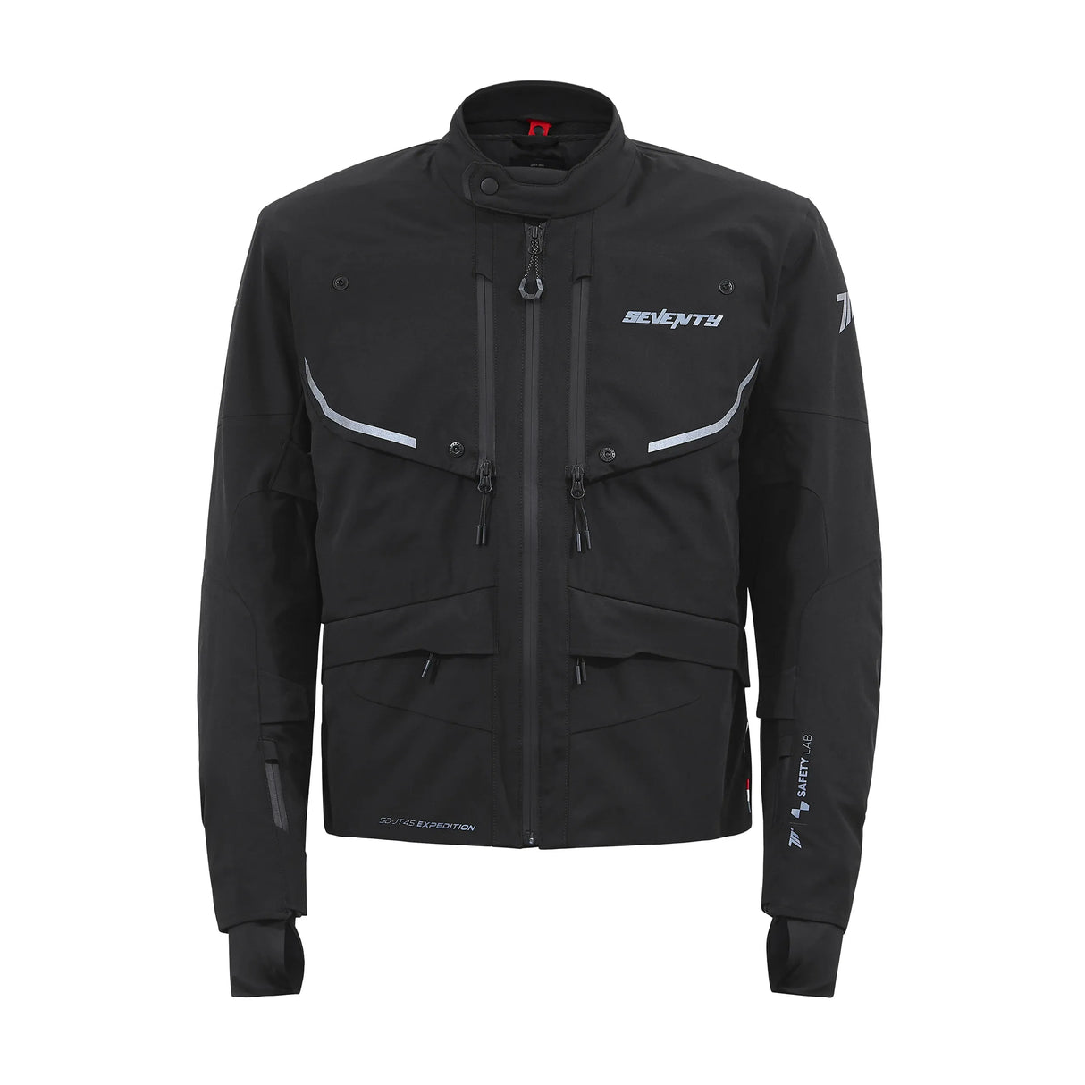 Chaqueta de moto touring adventure de invierno Seventy Degrees SD-JT45 Expedition negra - vista 3