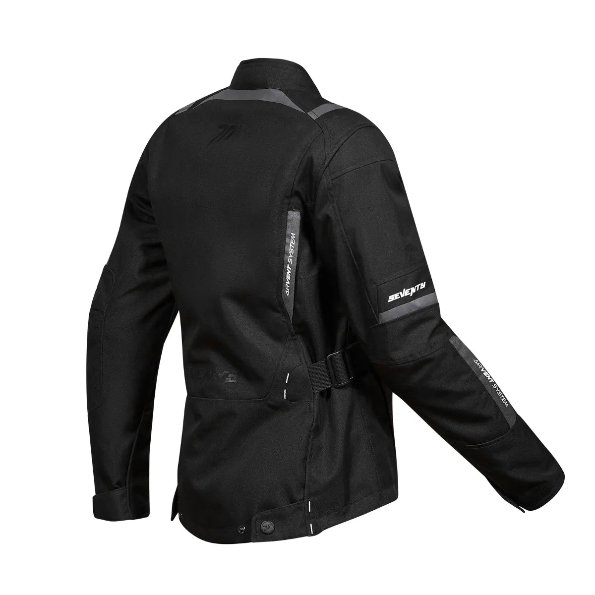 Chaqueta de moto de invierno touring adventure de mujer Seventy Degrees SD-JT85 Tonale negra - vista 2