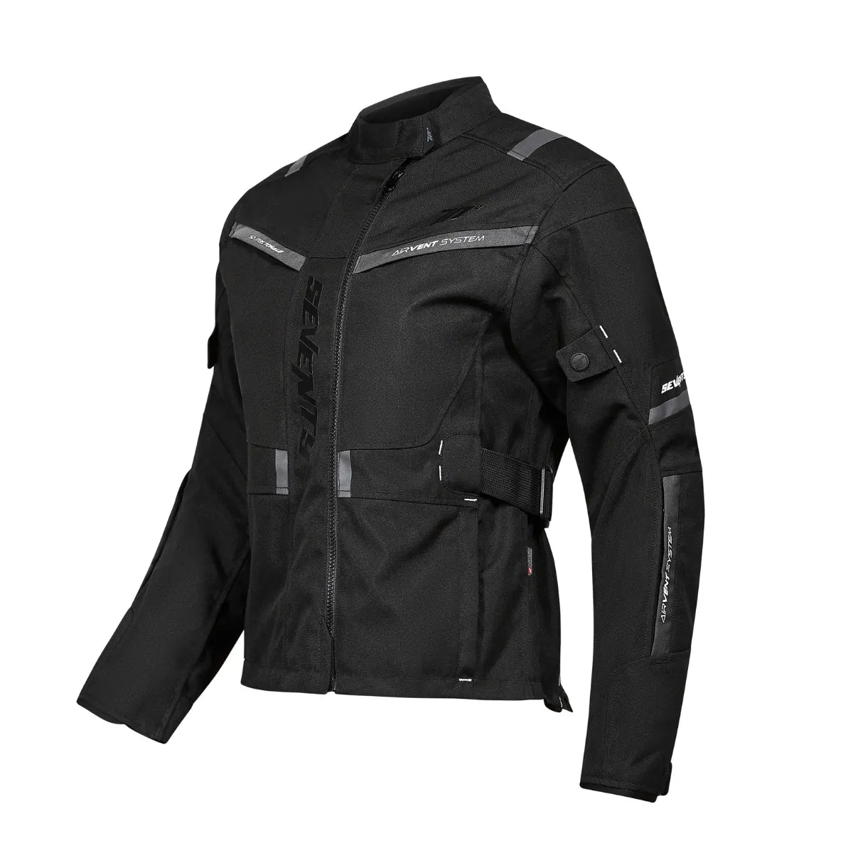 Chaqueta de moto de invierno touring adventure de mujer Seventy Degrees SD-JT85 Tonale negra