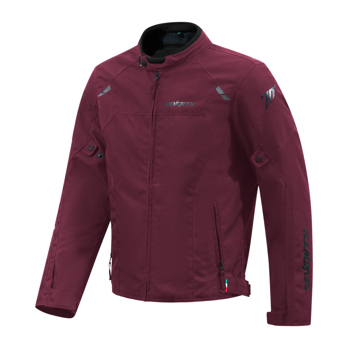 Chaqueta de moto de invierno deportiva de mujer Seventy Degrees SD-JR67 Piston burdeos