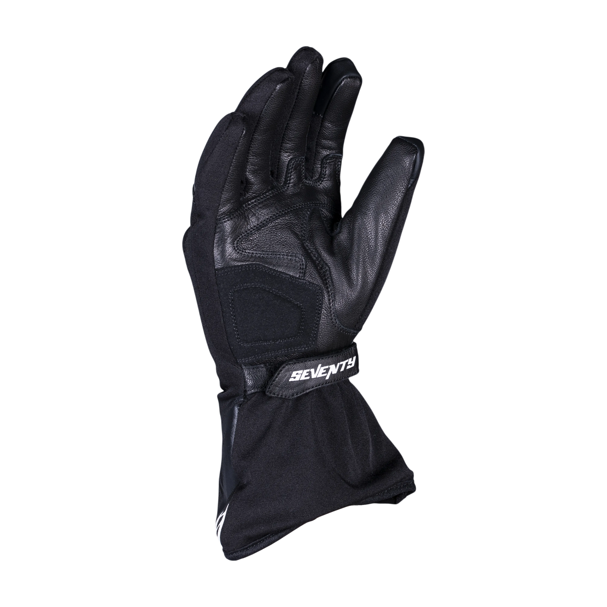 Guantes de moto de invierno de mujer Seventy Degrees SD-T59 Giau negros y blancos - vista 3