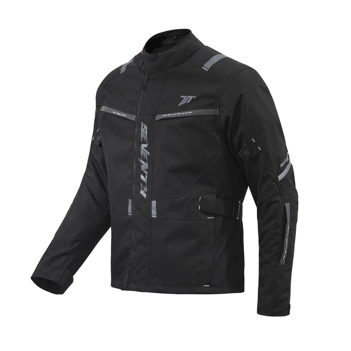 Chaqueta de moto de invierno touring adventure de hombre Seventy Degrees SD-JT83 Tonale negra