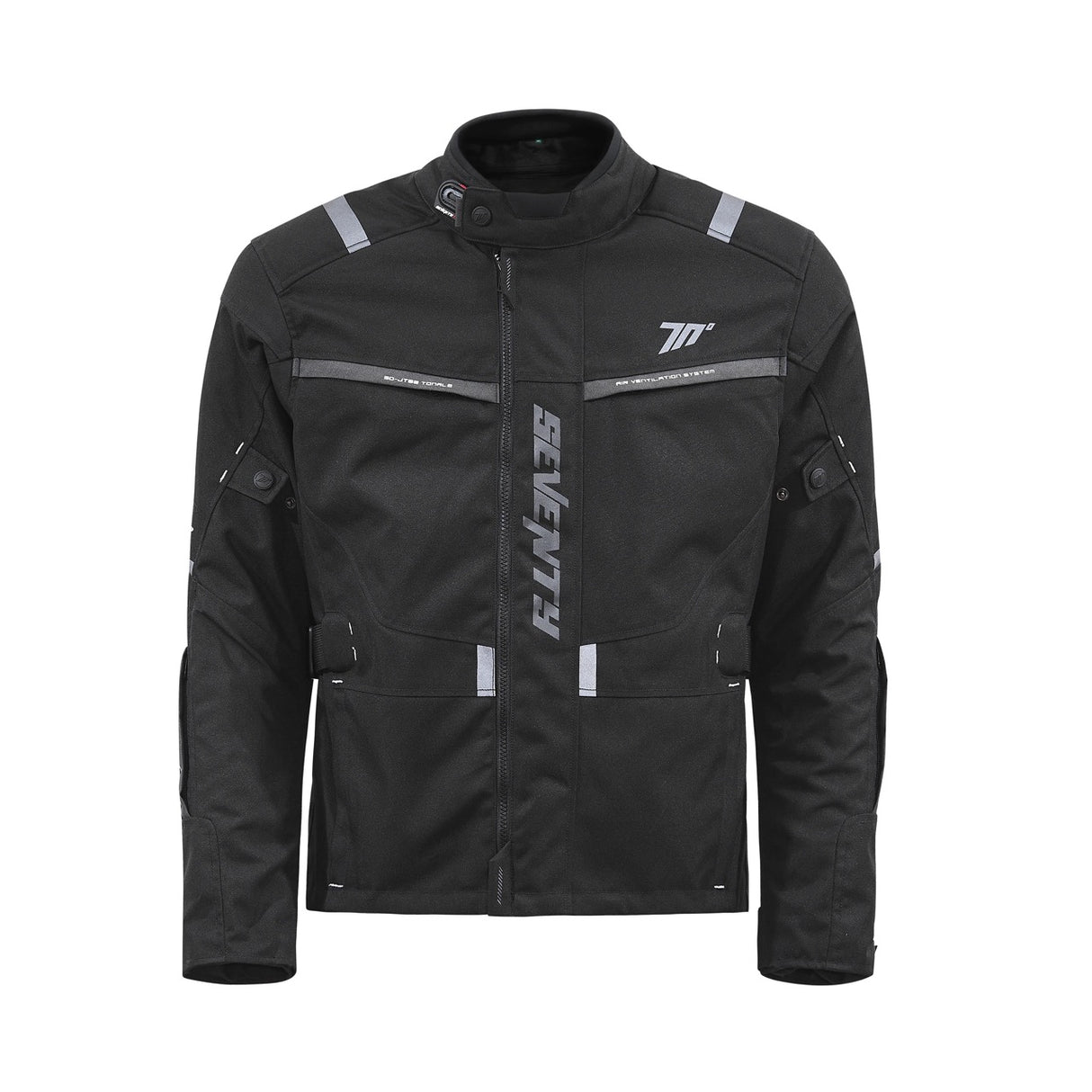 Chaqueta de moto de invierno touring adventure de hombre Seventy Degrees SD-JT83 Tonale negra - vista 2