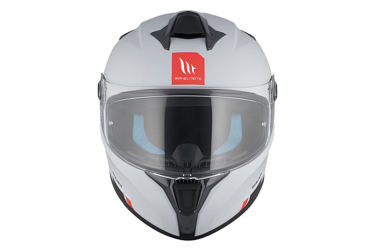 Casco de moto integral MT Helmets Targo S Solid A12 acabado brillo - vista 3