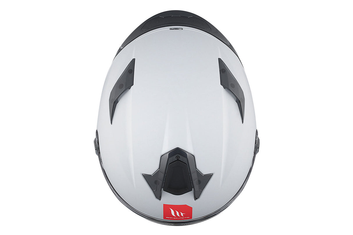 Casco de moto integral MT Helmets Targo S Solid A12 acabado brillo - vista 9
