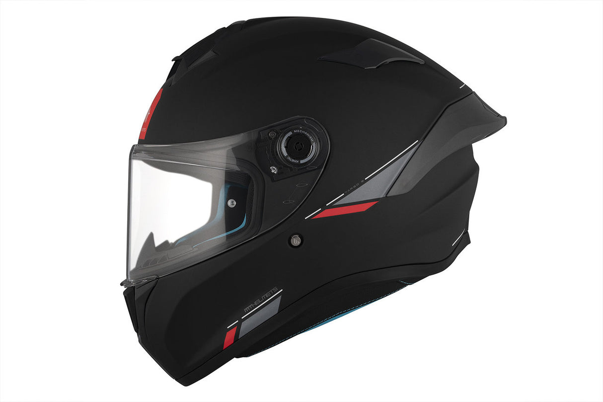 Casco de moto integral MT Helmets Targo S Solid A1 acabado mate - vista 2