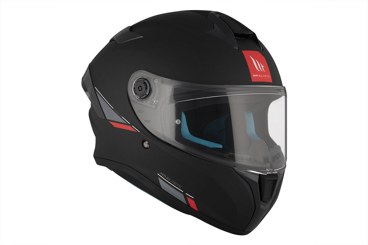 Casco de moto integral MT Helmets Targo S Solid A1 acabado mate - vista 4