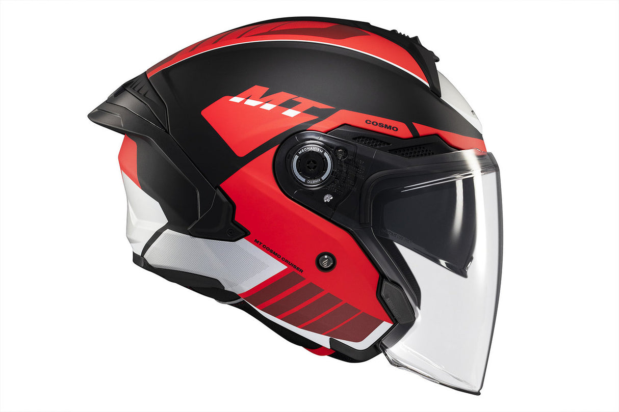 Casco de moto jet MT Helmets Cosmo SV Cruiser B5 acabado mate - vista 6