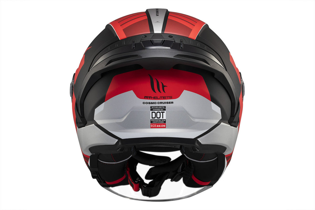 Casco de moto jet MT Helmets Cosmo SV Cruiser B5 acabado mate - vista 8