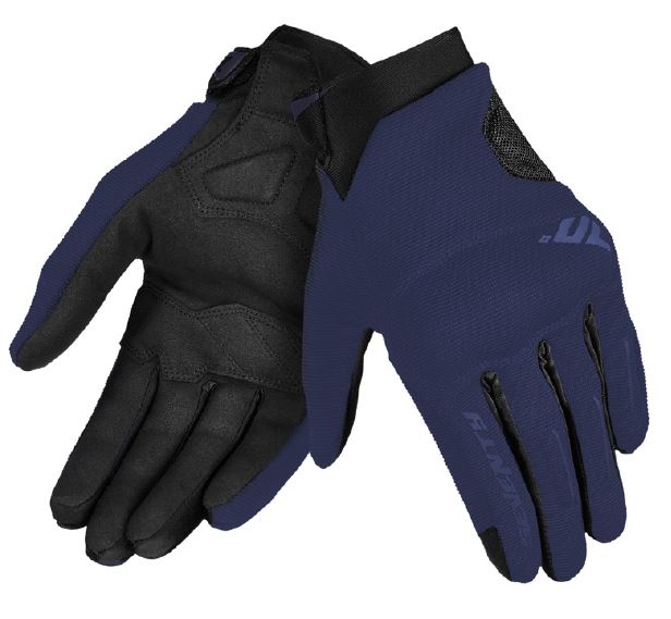 Guantes de moto de verano urbanos Seventy Degrees SD-C40 Asphalt azul marino