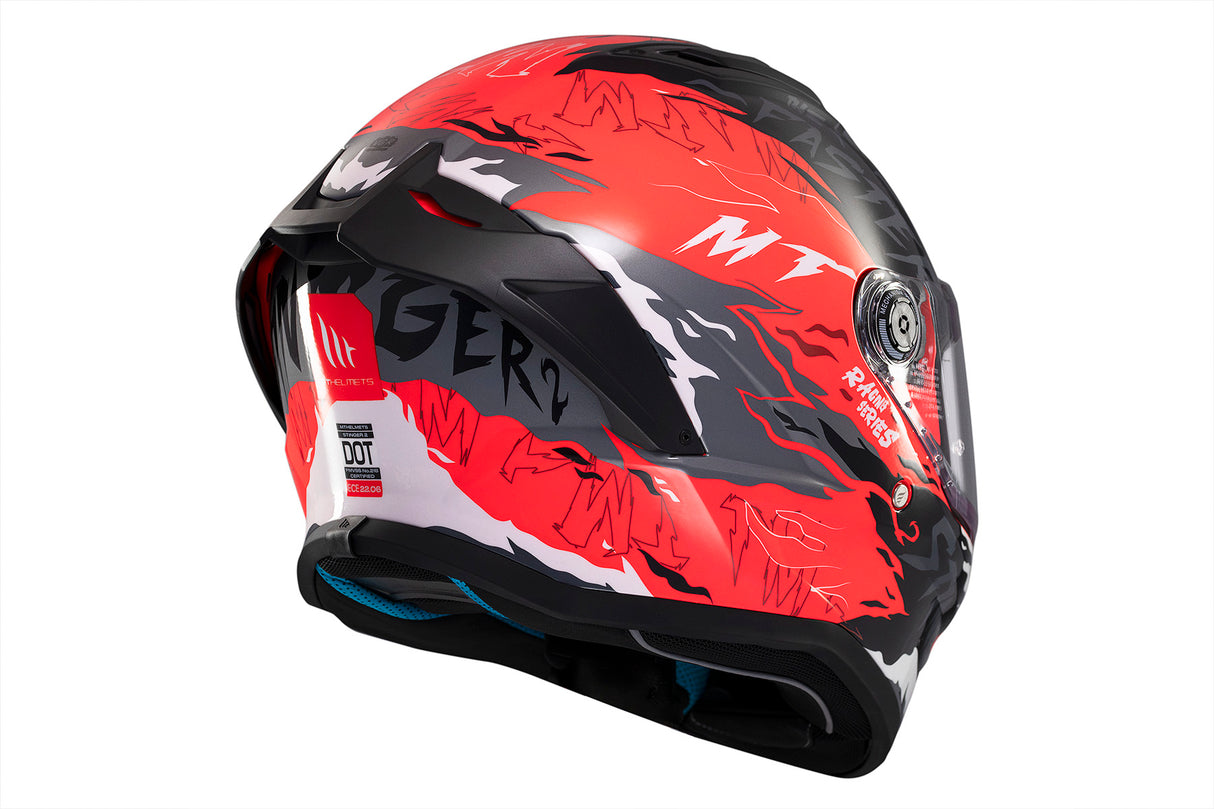 Casco de moto integral MT Helmets Stinger 2 Ardent C5 acabado brillo - vista 6
