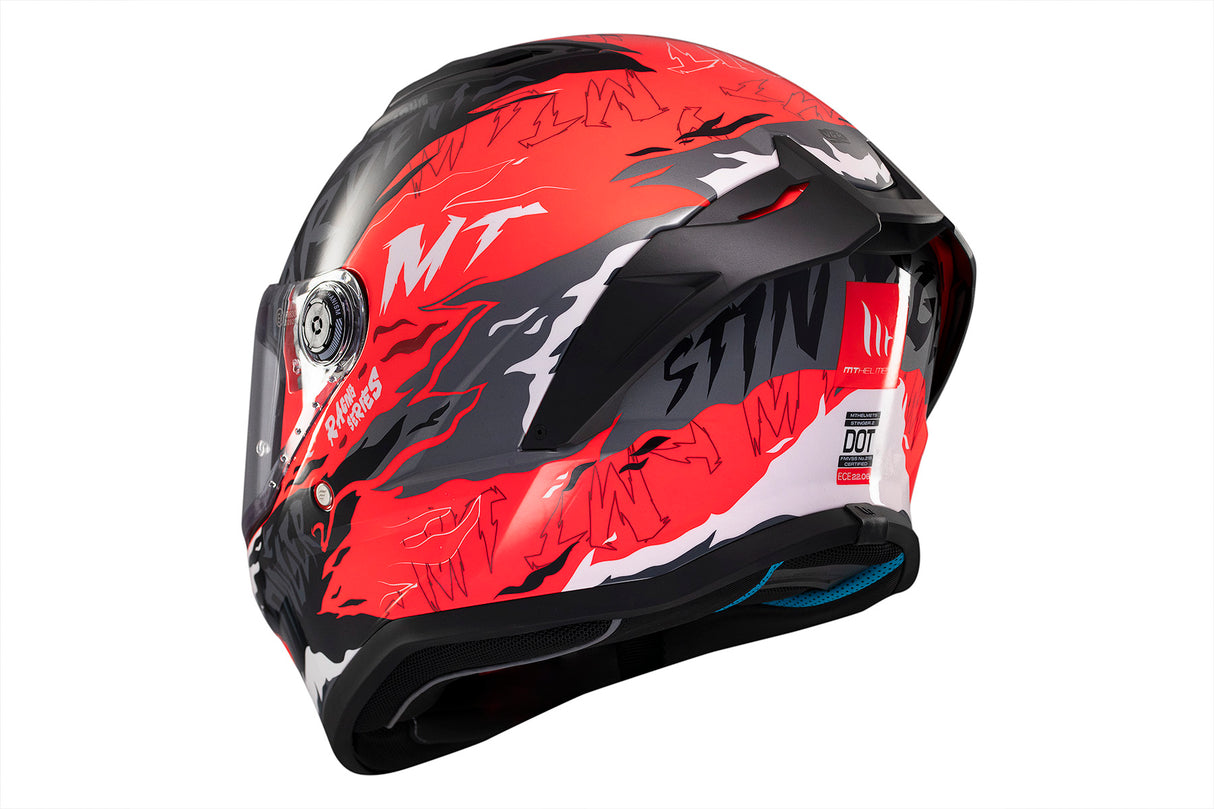 Casco de moto integral MT Helmets Stinger 2 Ardent C5 acabado brillo - vista 8