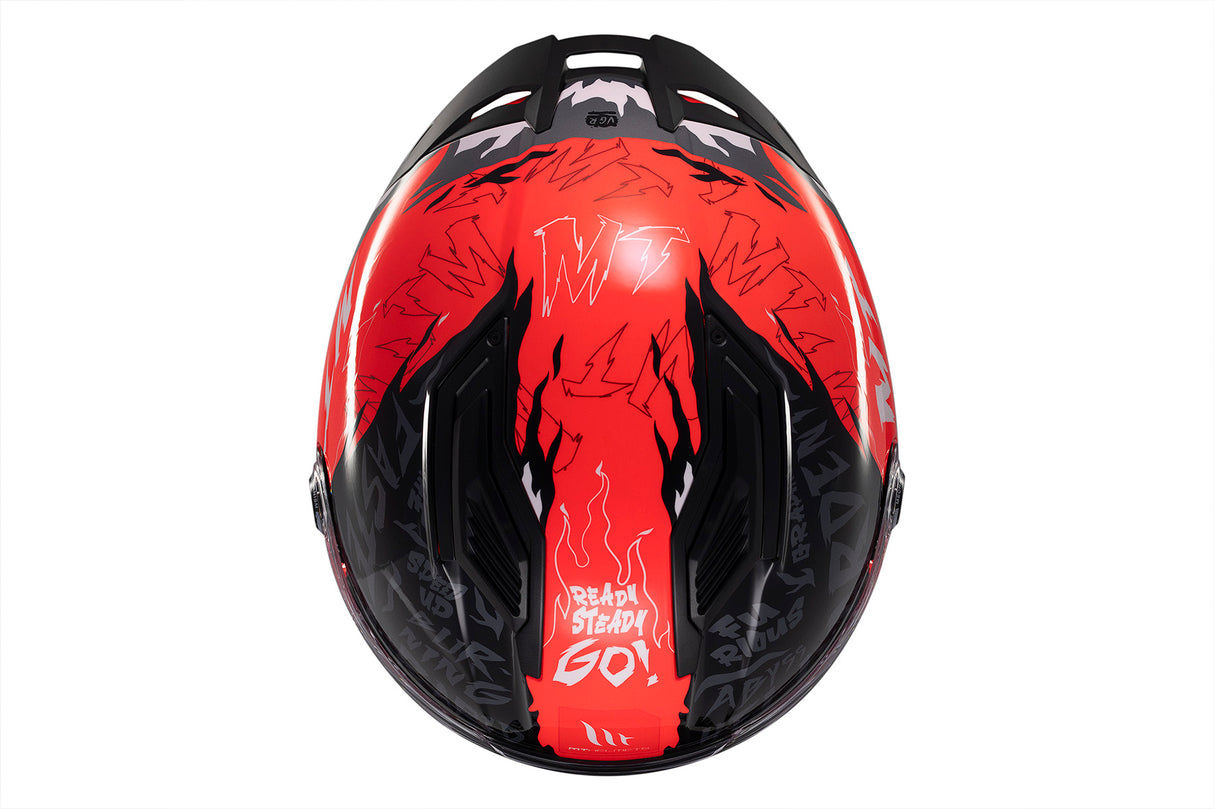 Casco de moto integral MT Helmets Stinger 2 Ardent C5 acabado brillo - vista 9
