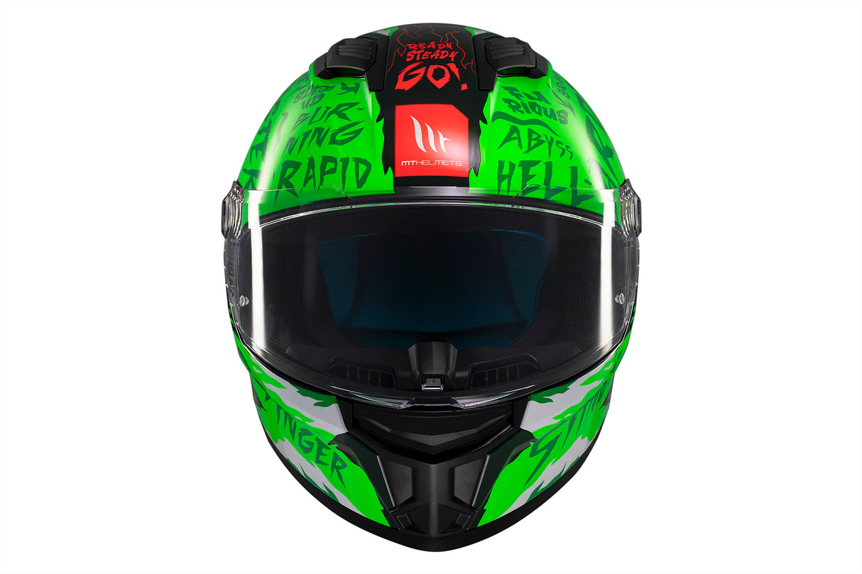 Casco de moto integral MT Helmets Stinger 2 Ardent C6 acabado brillo - vista 3