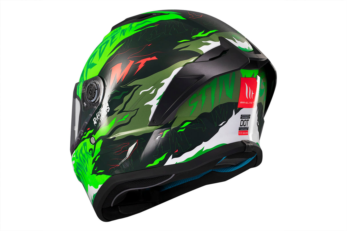 Casco de moto integral MT Helmets Stinger 2 Ardent C6 acabado brillo - vista 8