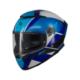 Casco de moto integral MT Helmets Thunder 4 SV Freeway A17 acabado brillo