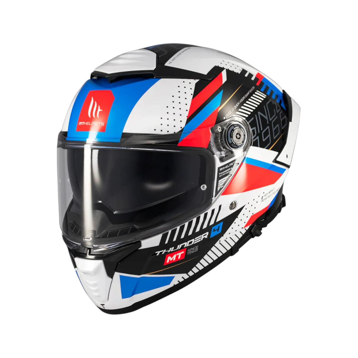 Casco de moto integral MT Helmets Thunder 4 SV Luminence A7 acabado brillo