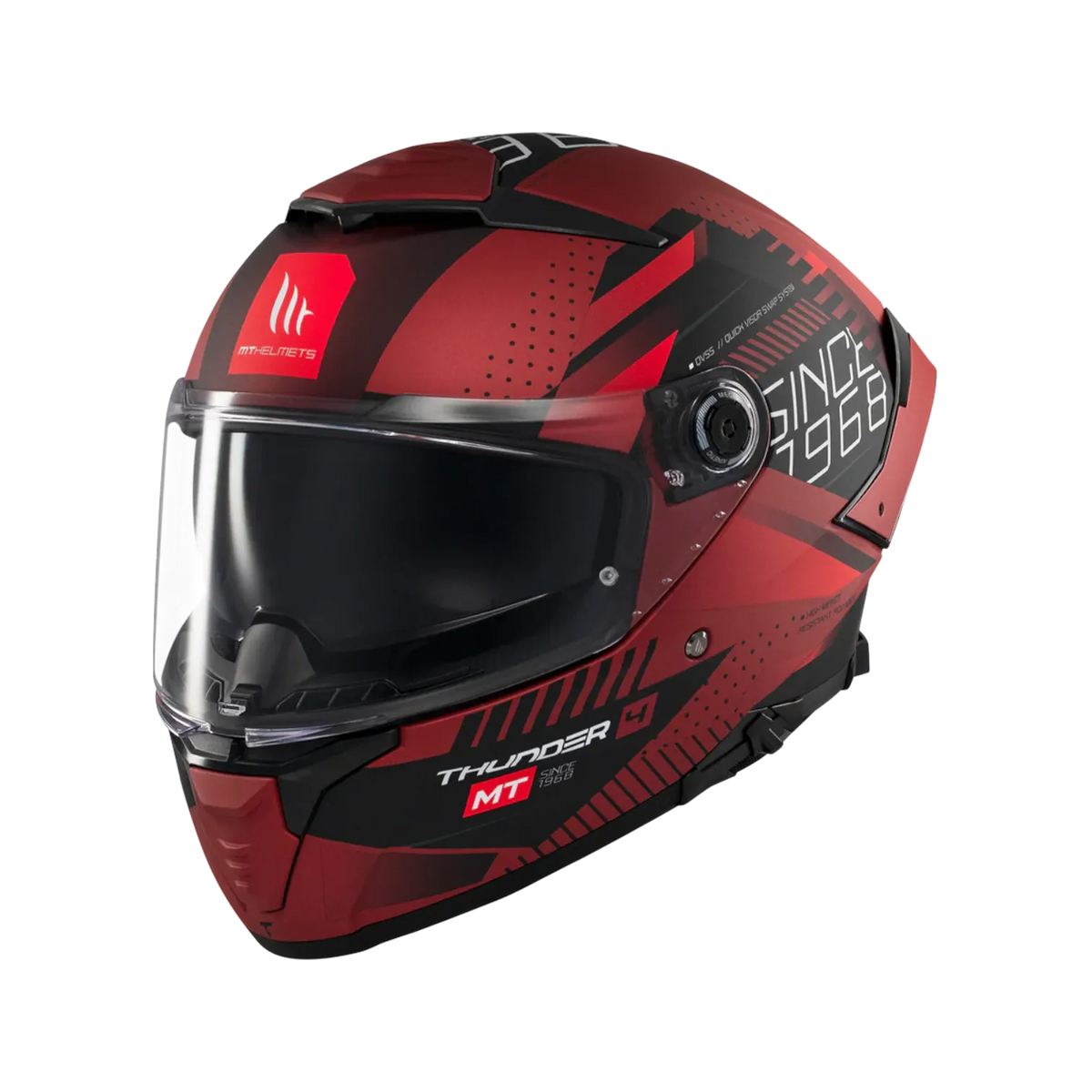 Casco de moto integral MT Helmets Thunder 4 SV Luminence D5 acabado mate