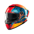 Casco de moto integral MT Helmets Thunder 4 SV Rainforest C4 acabado brillo